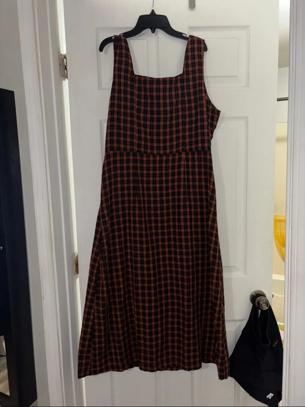 Disturbia Terra Check Button-Up Midaxi Dress - Picture 5 of 6